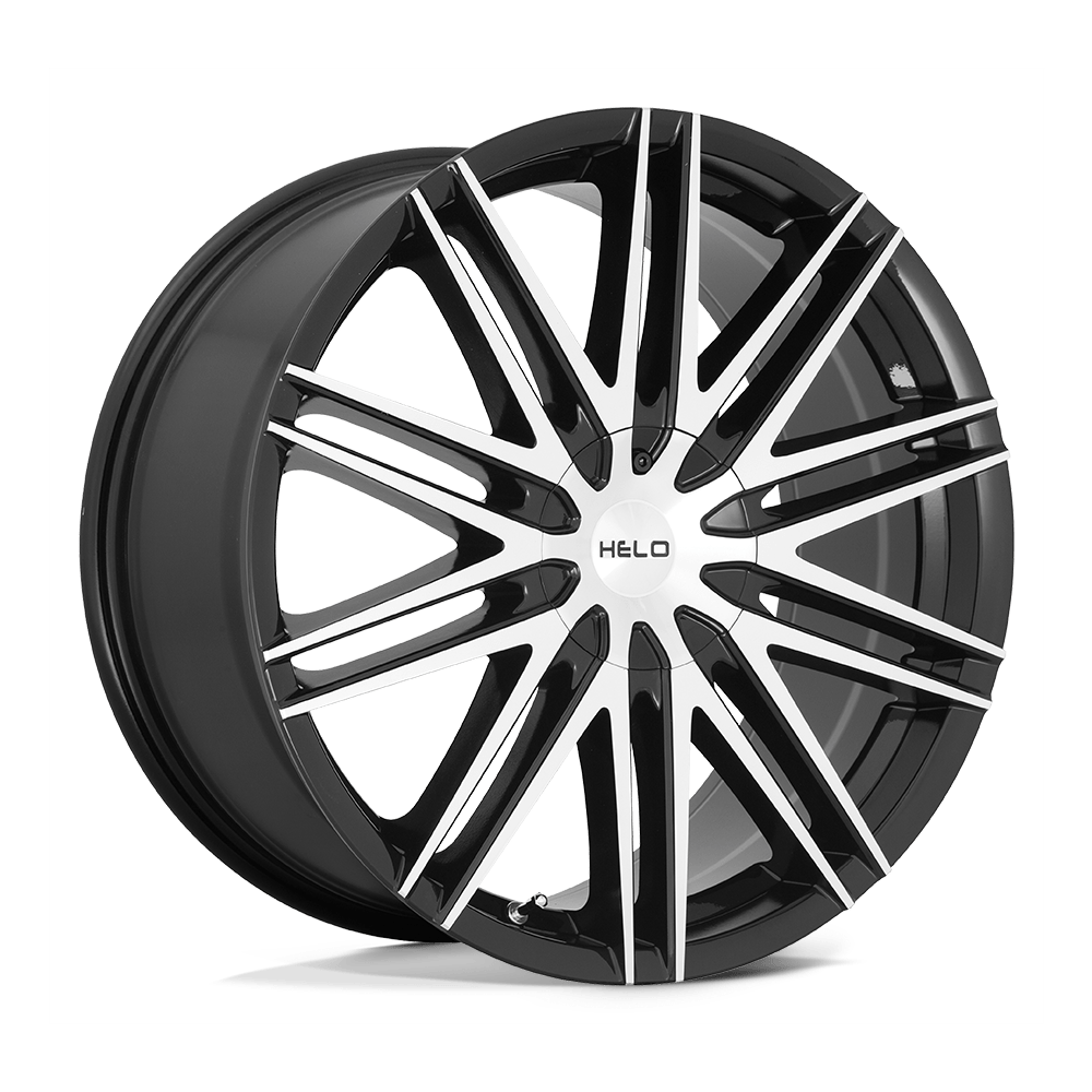 Helo HE880 17X7.5 GLOSS BLACK MACHINED FACE 5X112/4.5 - HE88077546342 Helo HE880 17X7.5 GLOSS BLACK MACHINED FACE 5X112/4.5 - HE88077546342
