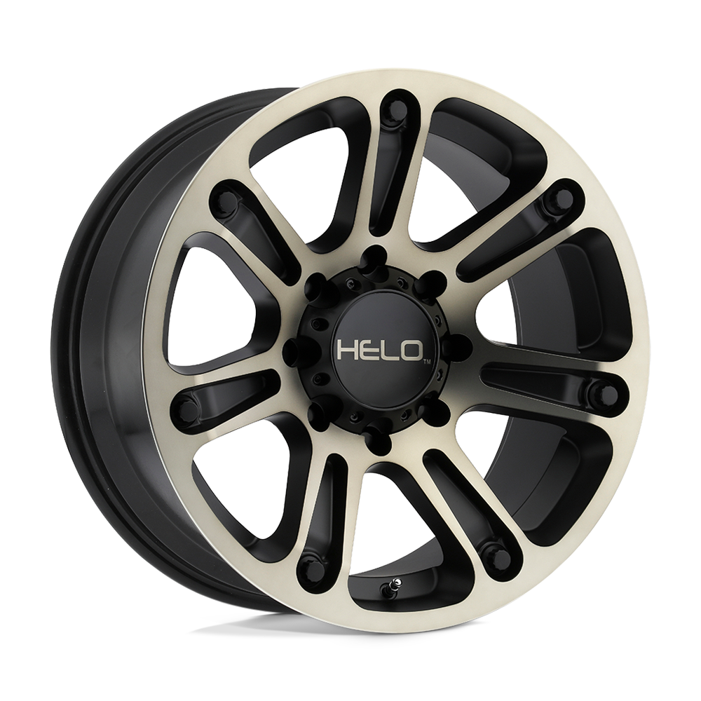 Helo HE904 17X9 SATIN BLACK MACHINED DARK TINT 5X5.0 - HE90479050900