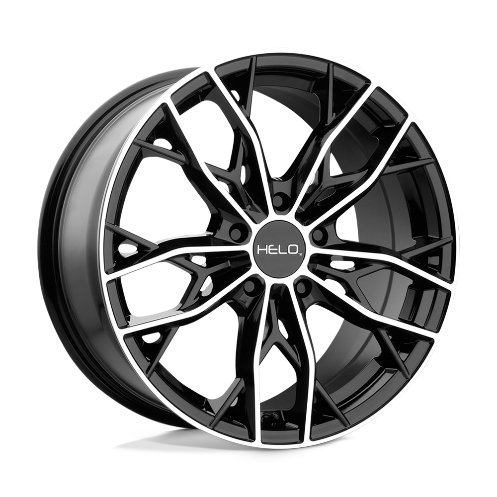 Helo HE907 16X7 GLOSS BLACK MACHINED 5X4.5 - HE90767012538 Helo HE907 16X7 GLOSS BLACK MACHINED 5X4.5 - HE90767012538