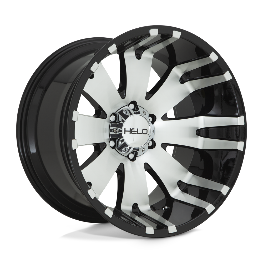 Helo HE917 20X10 GLOSS BLACK MACHINED 8X6.5 - HE91721080518N Helo HE917 20X10 GLOSS BLACK MACHINED 8X6.5 - HE91721080518N