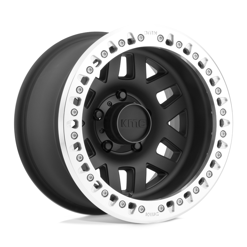 KMC KM229 MACHETE CRAWL BEADLOCK 17X9 SATIN BLACK MACHINED BEAD RING BLANK - KM2297900M738N KMC KM229 MACHETE CRAWL BEADLOCK 17X9 SATIN BLACK MACHINED BEAD RING BLANK - KM2297900M738N
