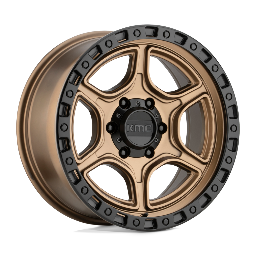 KMC KM539 PORTAL 18X8.5 SATIN BRONZE SATIN BLACK LIP 5X5.0 - KM53988550600
