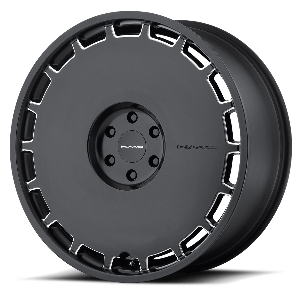 KMC KM689 SKILLET 22X9 SATIN BLACK MILLED BLANK - KM68922900938