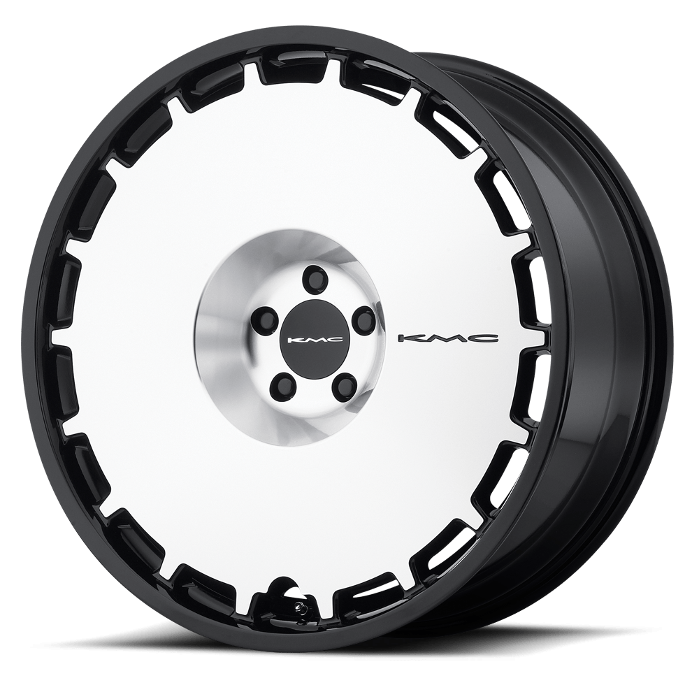 KMC KM689 SKILLET 24X9.5 GLOSS BLACK MACHINED FACE BLANK - KM68924900538 KMC KM689 SKILLET 24X9.5 GLOSS BLACK MACHINED FACE BLANK - KM68924900538
