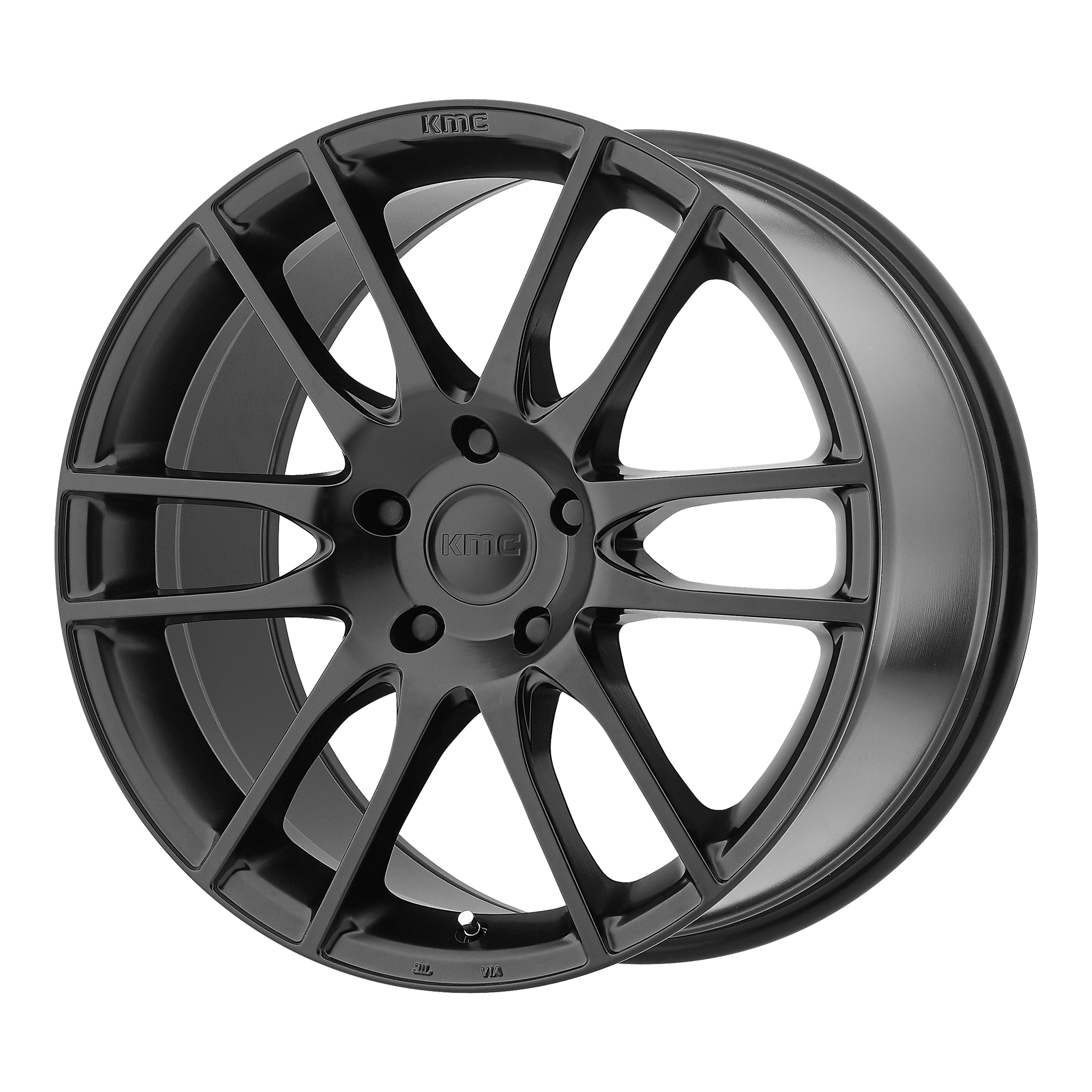 KMC KM696 PIVOT 20X9.5 SATIN BLACK 5X130 - KM69629553748
