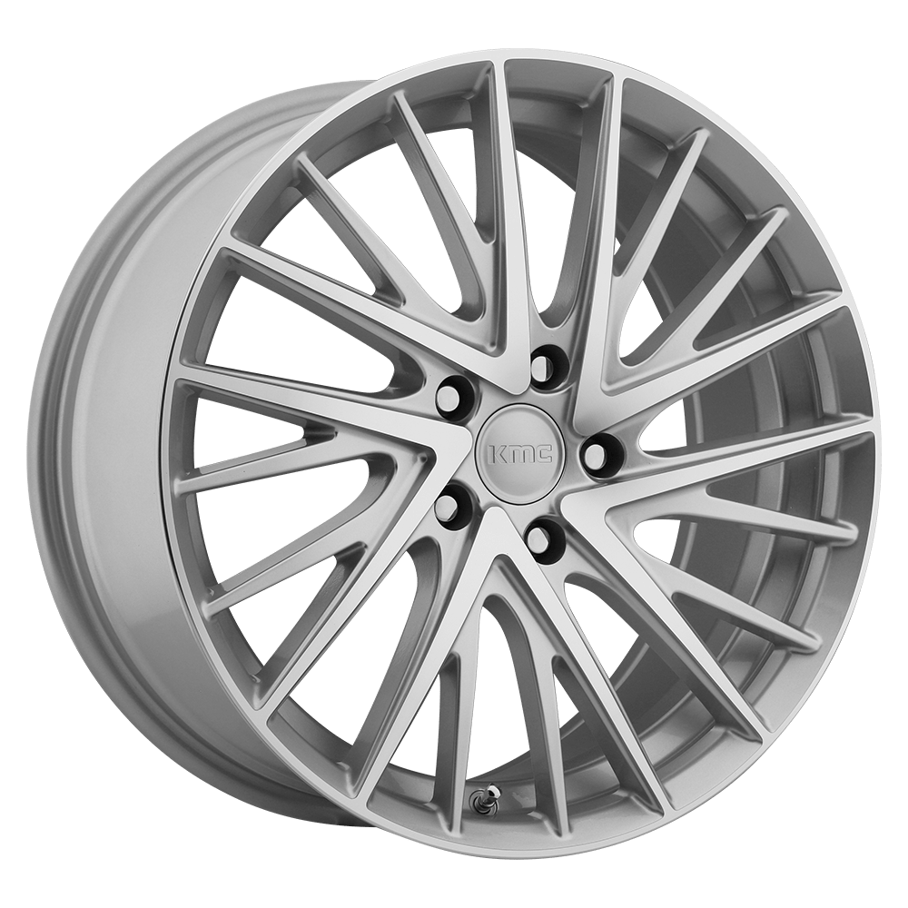KMC KM697 NEWTON 18X8 SILVER MACHINED 5X4.5 - KM69788012140 KMC KM697 NEWTON 18X8 SILVER MACHINED 5X4.5 - KM69788012140