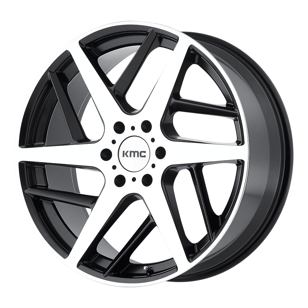 KMC KM699 TWO FACE 22X9 SATIN BLACK WITH MACHINED FACE 6X135 - KM69922963535 KMC KM699 TWO FACE 22X9 SATIN BLACK WITH MACHINED FACE 6X135 - KM69922963535