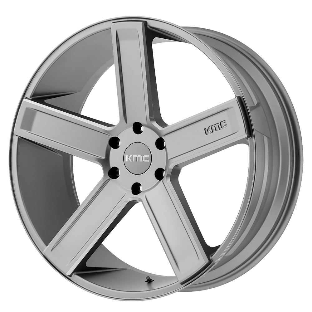 KMC KM702 DUECE 22X9 SATIN GRAY MILLED 6X5.5 - KM70222968430