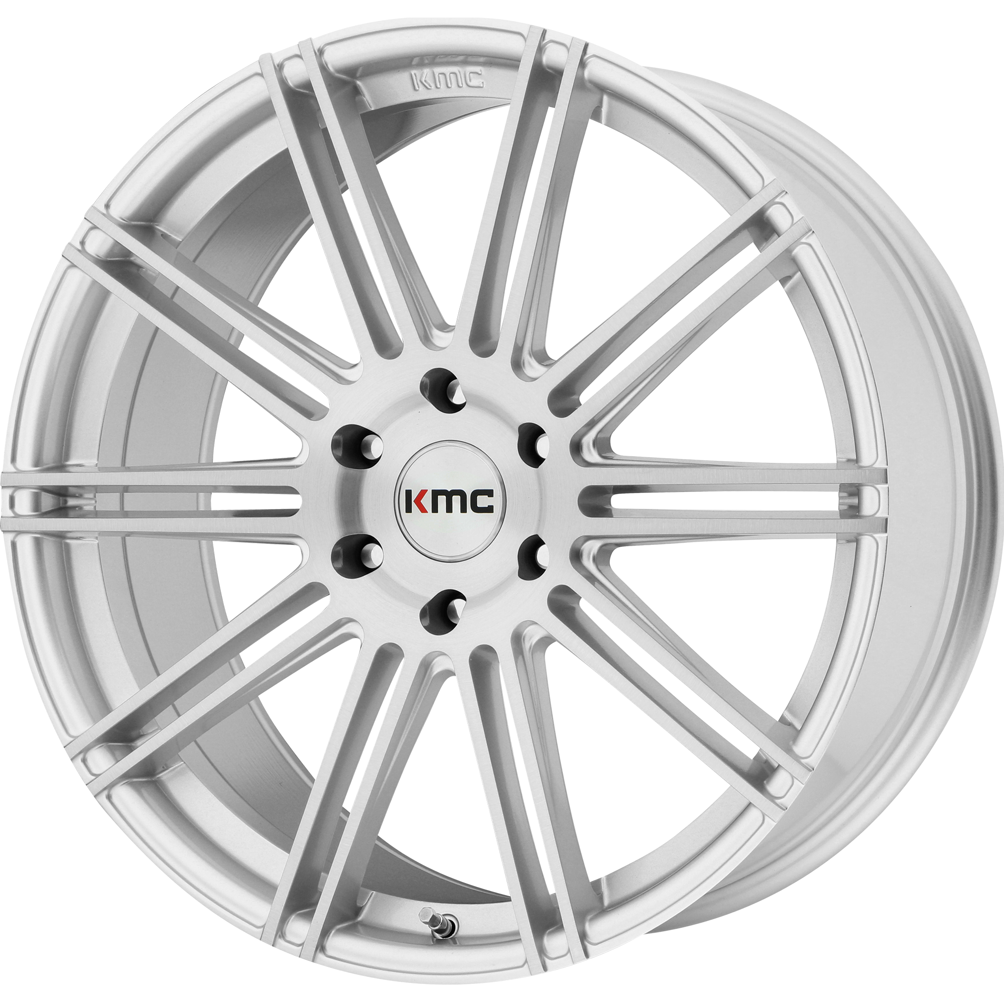 KMC KM707 CHANNEL 20X9 BRUSHED SILVER 6X5.5 - KM70729068430