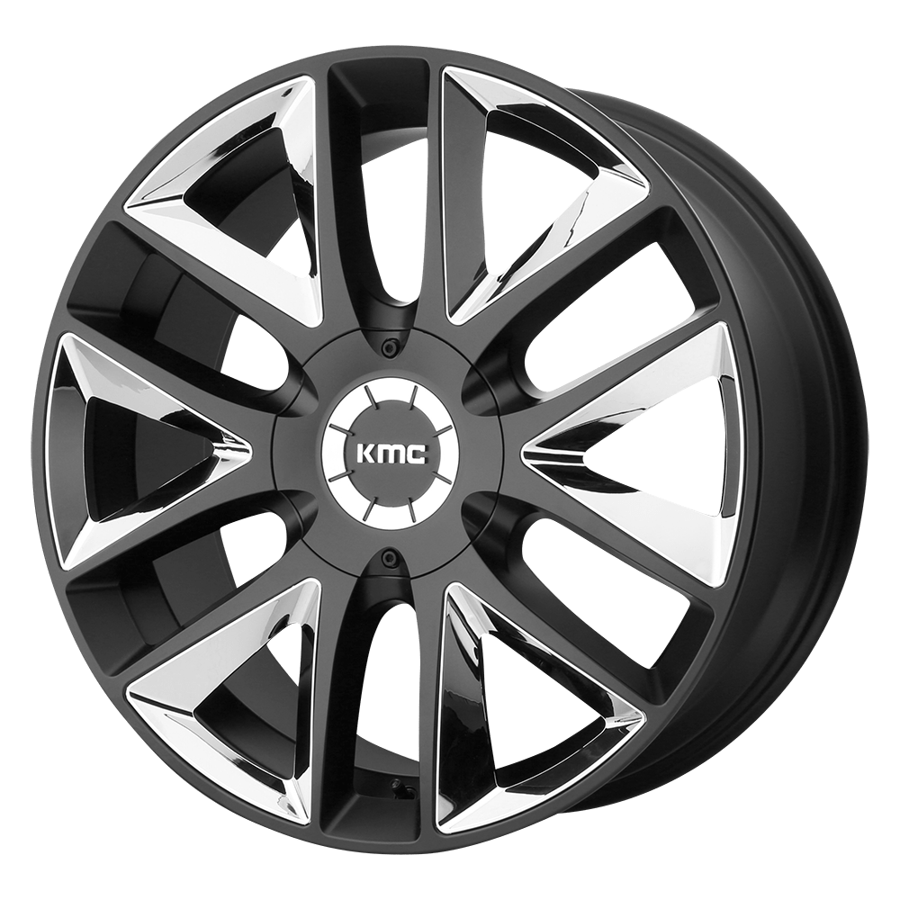 KMC KM710 TAKEDOWN 24X9.5 SATIN BLACK CHROME INSERTS 6X135/5.5 - KM71024966730 KMC KM710 TAKEDOWN 24X9.5 SATIN BLACK CHROME INSERTS 6X135/5.5 - KM71024966730