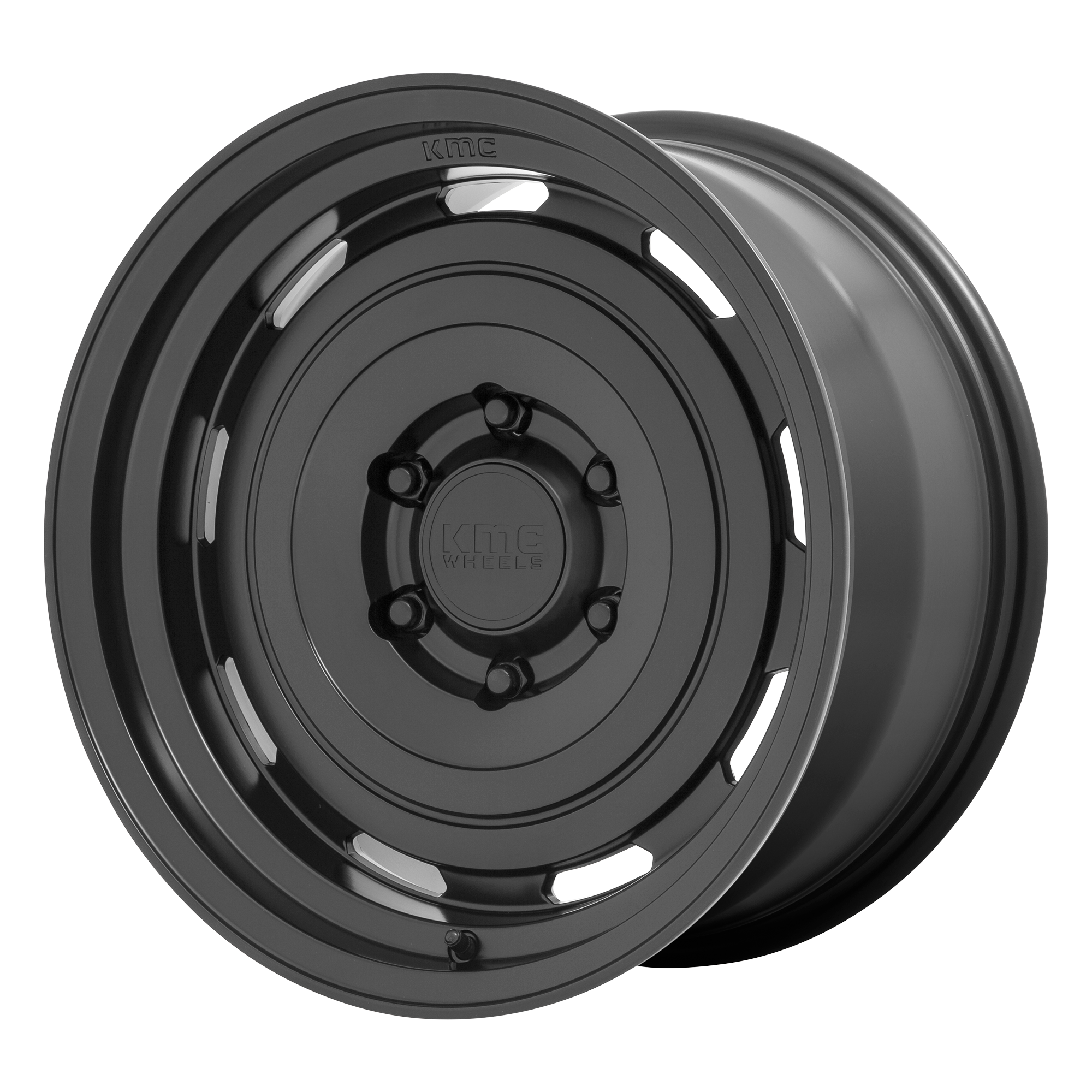 KMC KM720 ROSWELL 16X8 SATIN BLACK 6X5.5 - KM72068068700