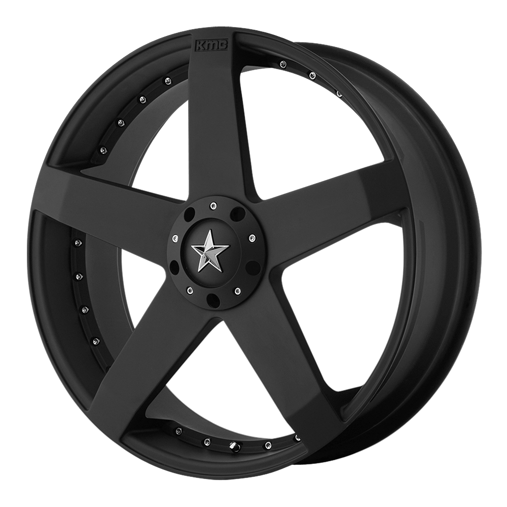KMC KM775 ROCKSTAR CAR 20X8 MATTE BLACK 5X4.5/120 - KM77528017742