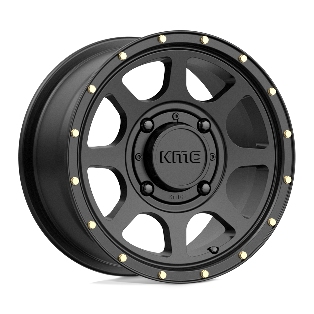 KMC Powersports KS134 ADDICT 2 14X7 SATIN BLACK 4X156 - KS13447044738