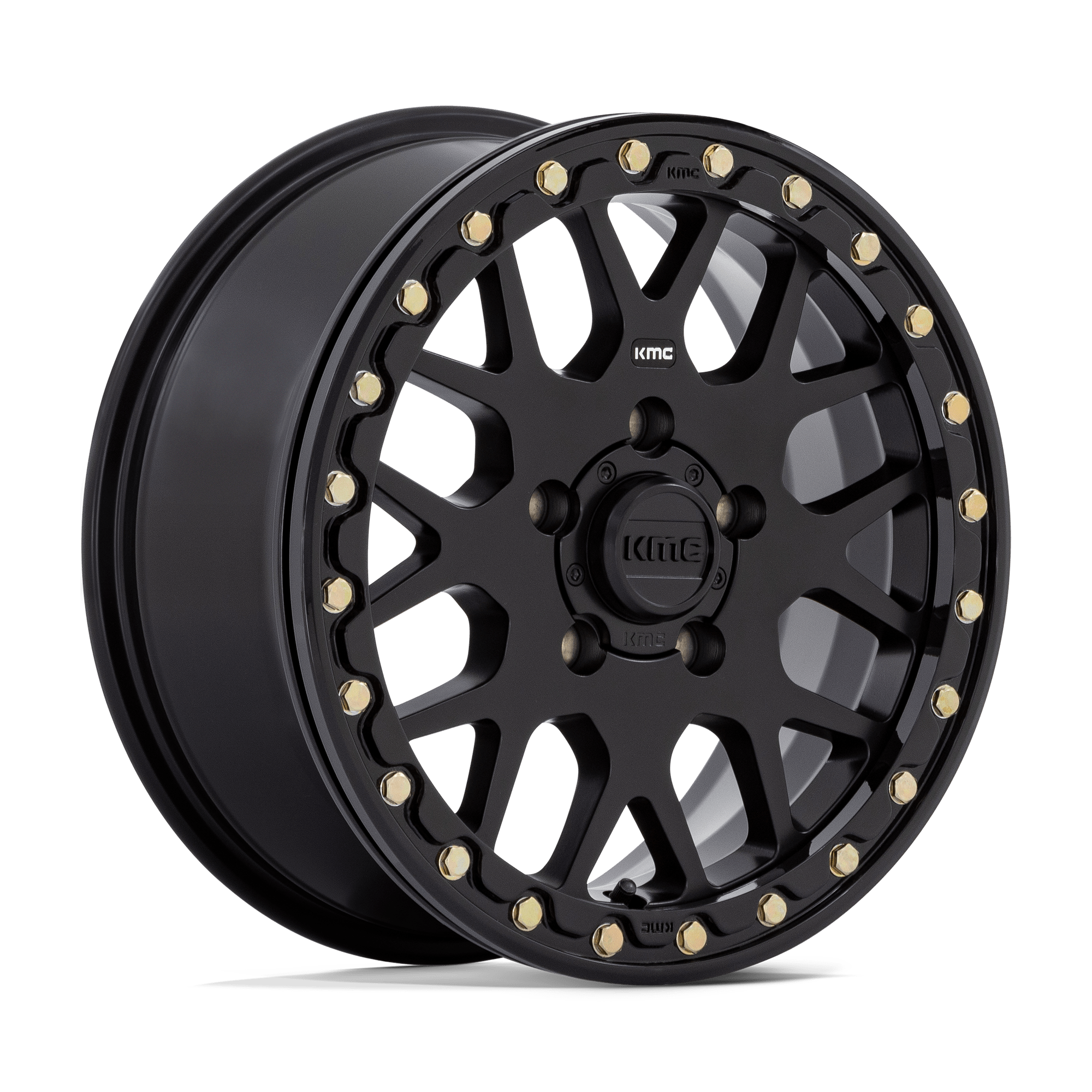 KMC Powersports KS235 GRENADE BEADLOCK 15X6 SATIN BLACK 5X4.5 - KS23556012738 KMC Powersports KS235 GRENADE BEADLOCK 15X6 SATIN BLACK 5X4.5 - KS23556012738