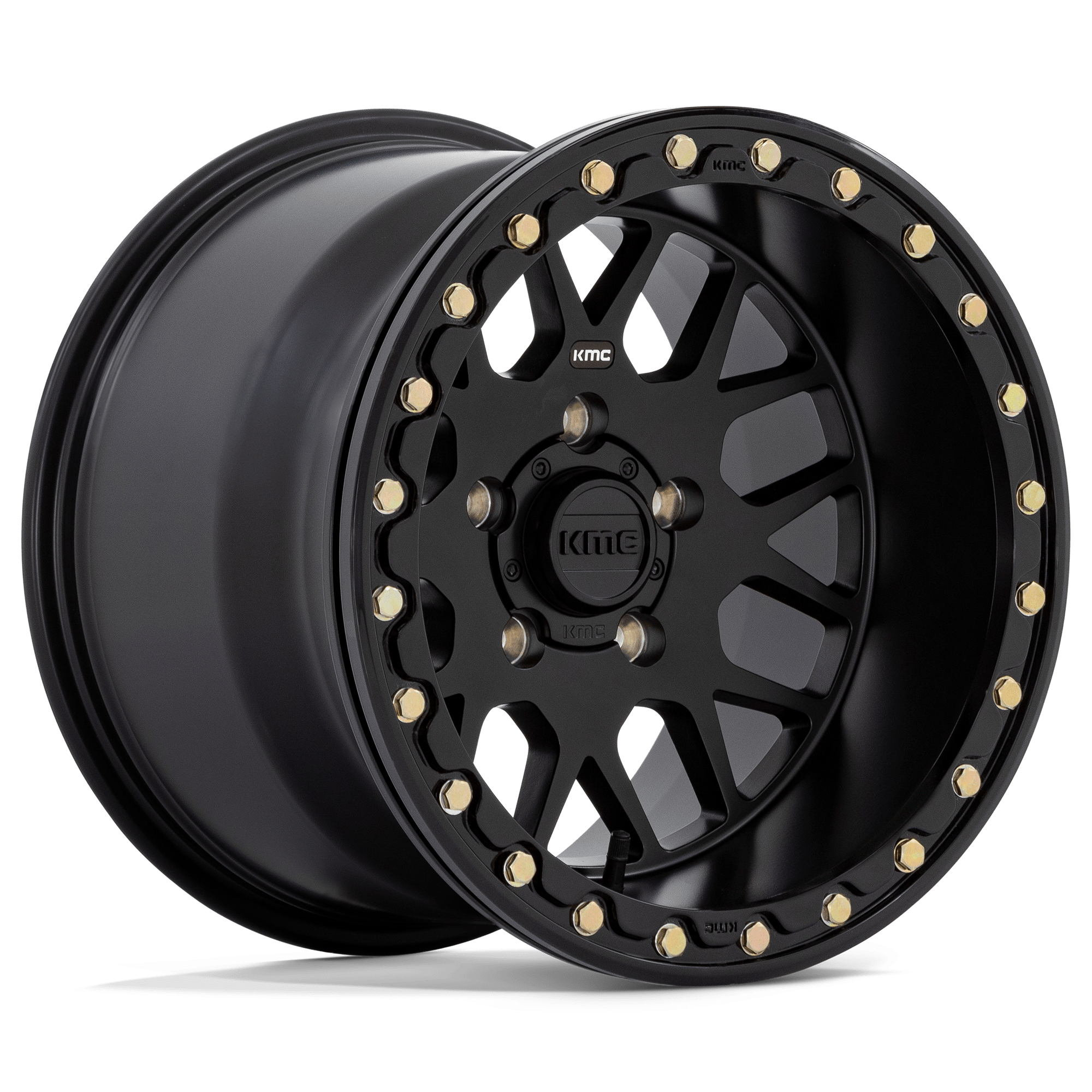 KMC Powersports KS235 GRENADE BEADLOCK 15X6 SATIN BLACK 4X137 - KS23556048738 KMC Powersports KS235 GRENADE BEADLOCK 15X6 SATIN BLACK 4X137 - KS23556048738