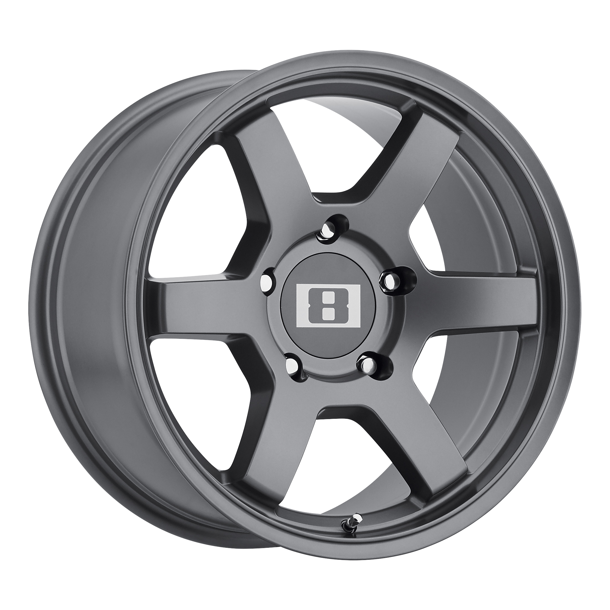 Level 8 MK6 17X9 MATTE GUNMETAL 6X5.5 - 1790MK6006140G06 Level 8 MK6 17X9 MATTE GUNMETAL 6X5.5 - 1790MK6006140G06