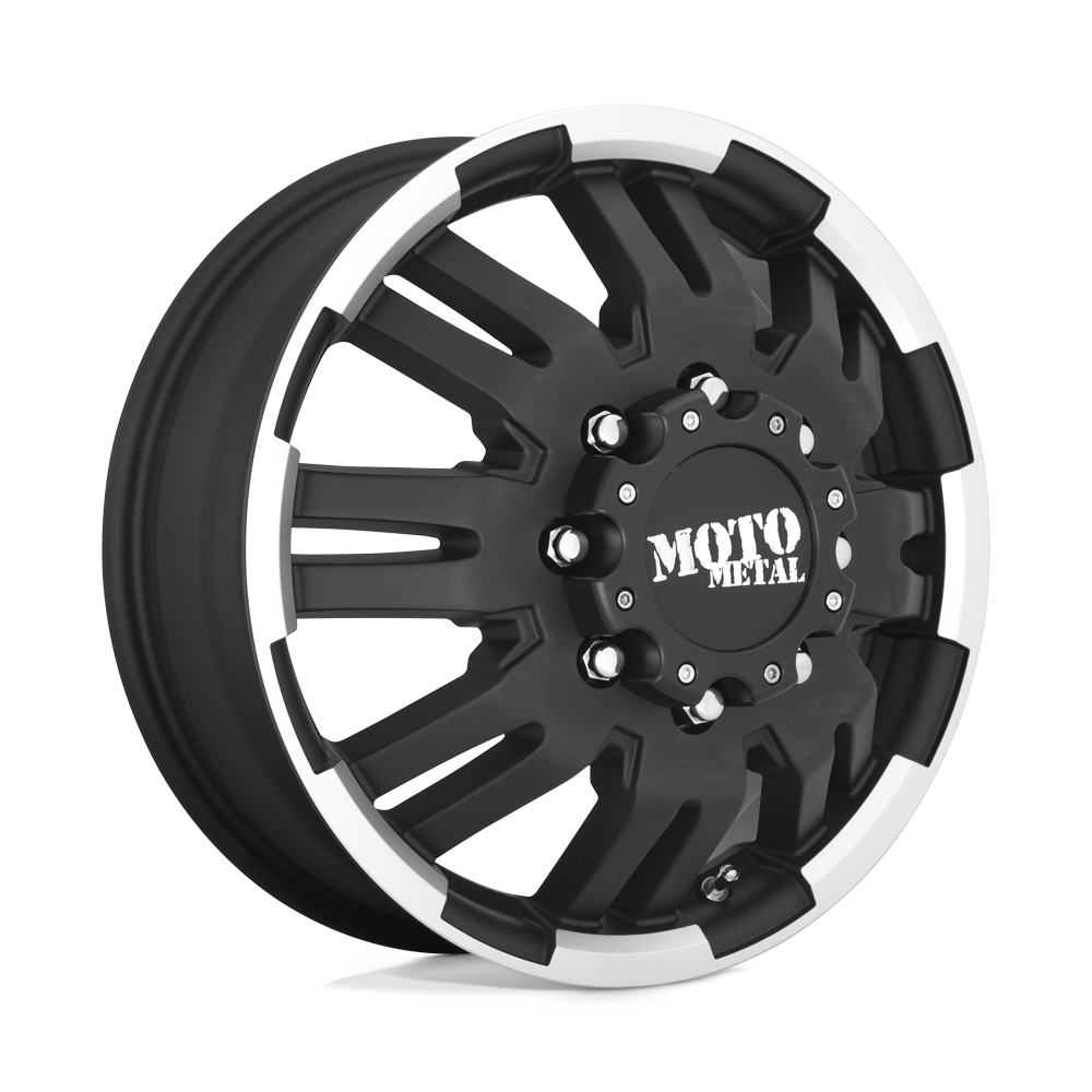 Moto Metal MO963 16X6 MATTE BLACK MACHINED - FRONT 8X170 - MO96366087799