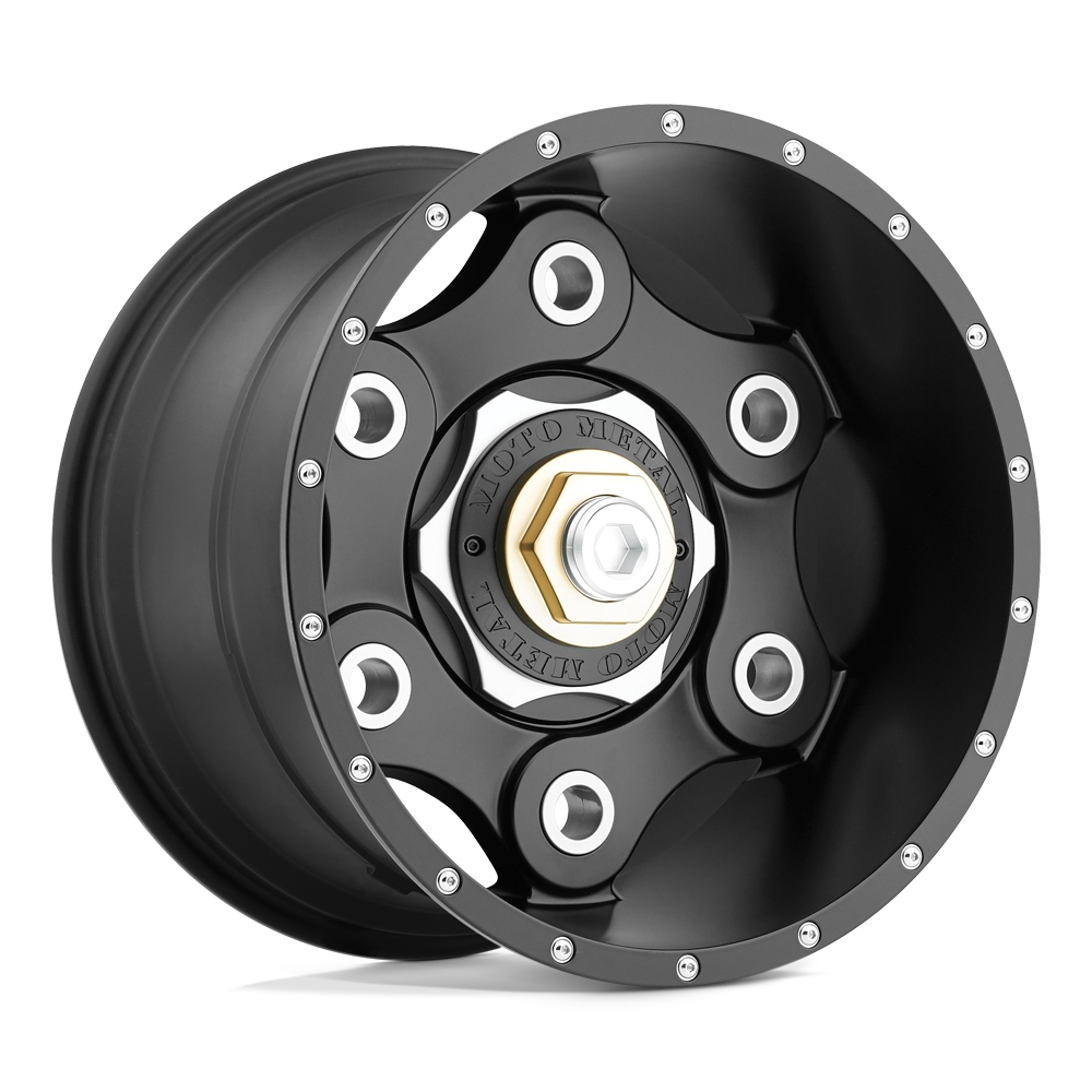 Moto Metal MO977 LINK 18X10 SATIN BLACK 5X5.5/150 - MO97781086724N