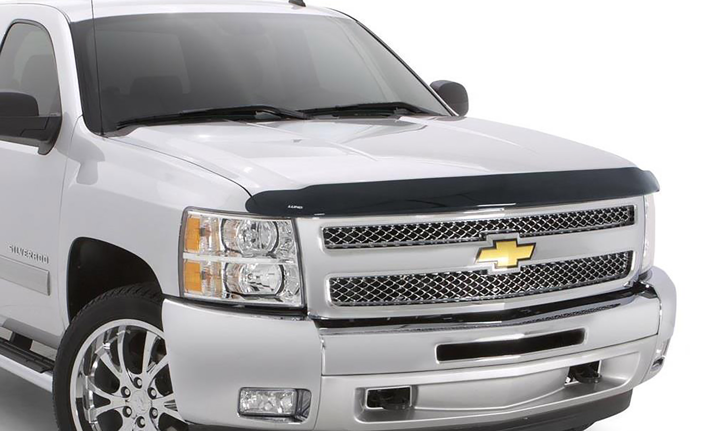 Lund 18803 Interceptor Clear Hood Shield for 2007-2013 GMC Sierra 1500, 2500 HD, 3500 HD-18803