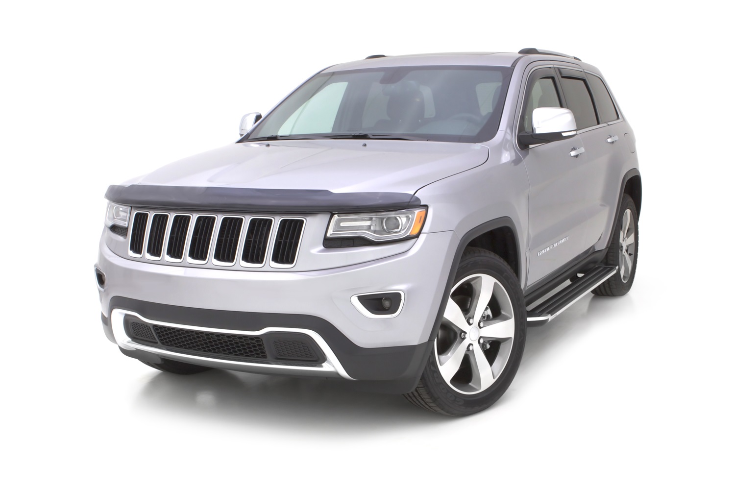 Lund 18824 Interceptor Smoke Hood Shield for 2011-2021 Jeep Grand Cherokee; Excludes SRT; Will not fit Grand Cherokee L-18824
