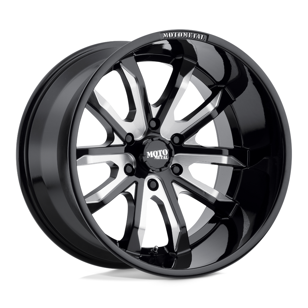 Moto Metal MO983 DAGGER 17X9 GLOSS BLACK MILLED 5X5.5 - MO98379085312N