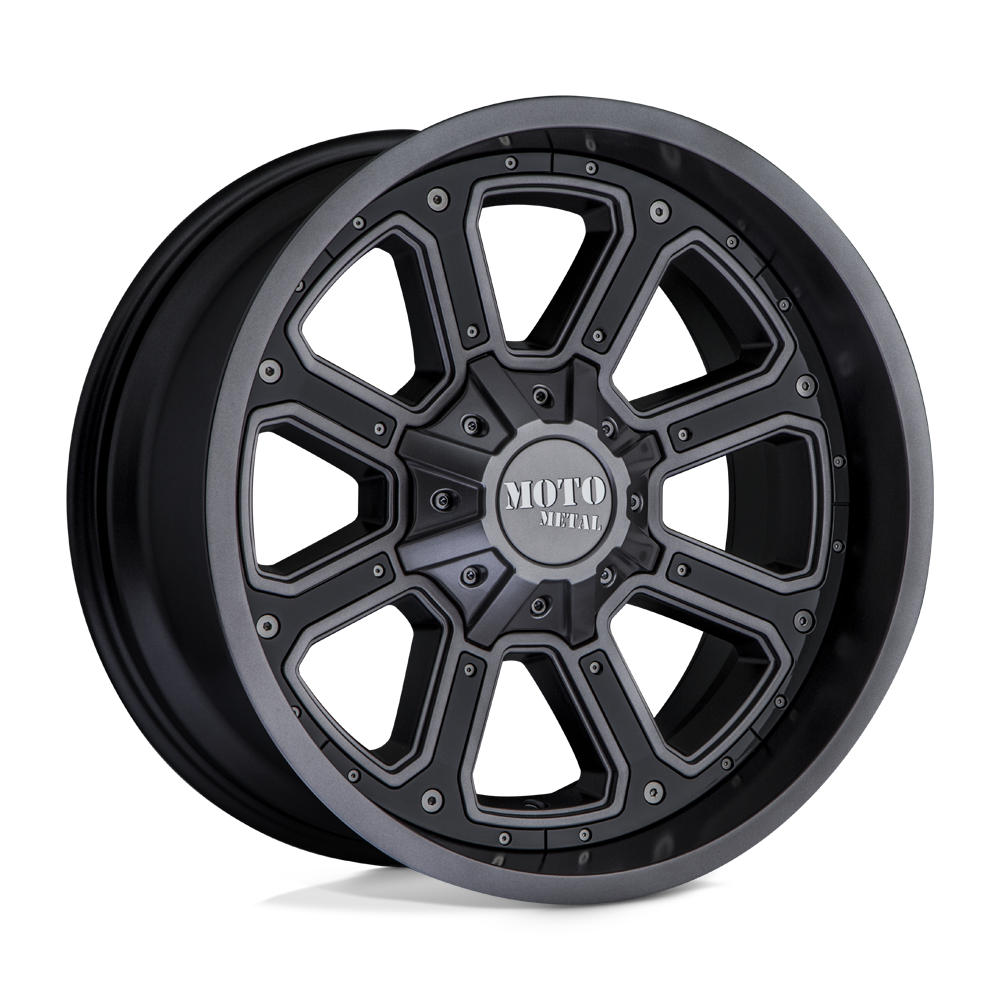 Moto Metal MO984 SHIFT 18X9 MATTE GRAY GLOSS BLACK INSERTS BLANK - MO98489000412N