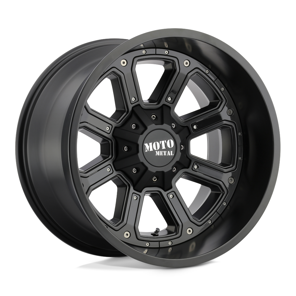 Moto Metal MO984 SHIFT 18X9 MATTE BLACK GLOSS BLACK INSERTS 8X170 - MO98489087712N