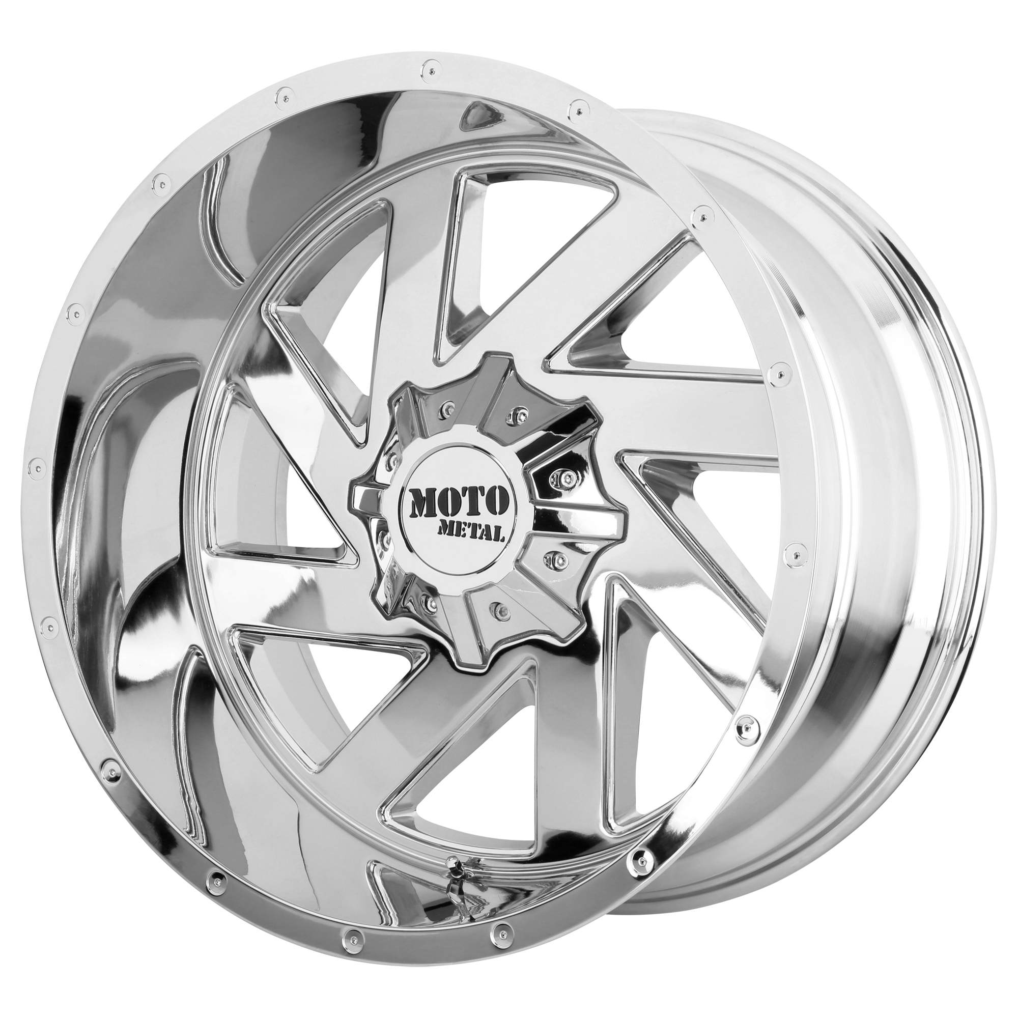 Moto Metal MO988 MELEE 22X10 CHROME 8X6.5 - MO98822080218N