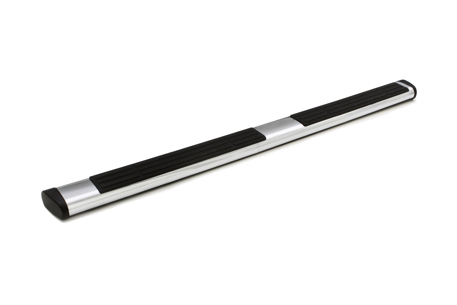 Lund 223680 Universal Chrome 6 Inch Oval Nerf Bars, 80 In.; Bracket Kit Sold Separately-223680