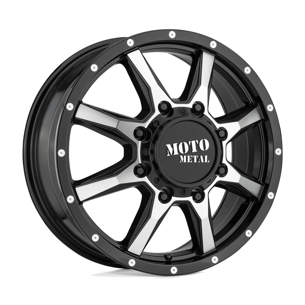 Moto Metal MO995 20X8.25 GLOSS BLACK MACHINED - FRONT 8X6.5 - MO995208803127