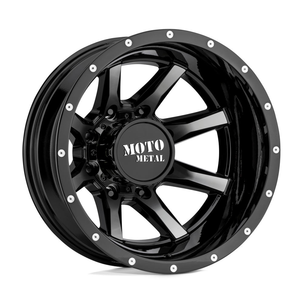 Moto Metal MO995 17X6.5 GLOSS BLACK MACHINED - REAR 8X200 - MO995765823155N