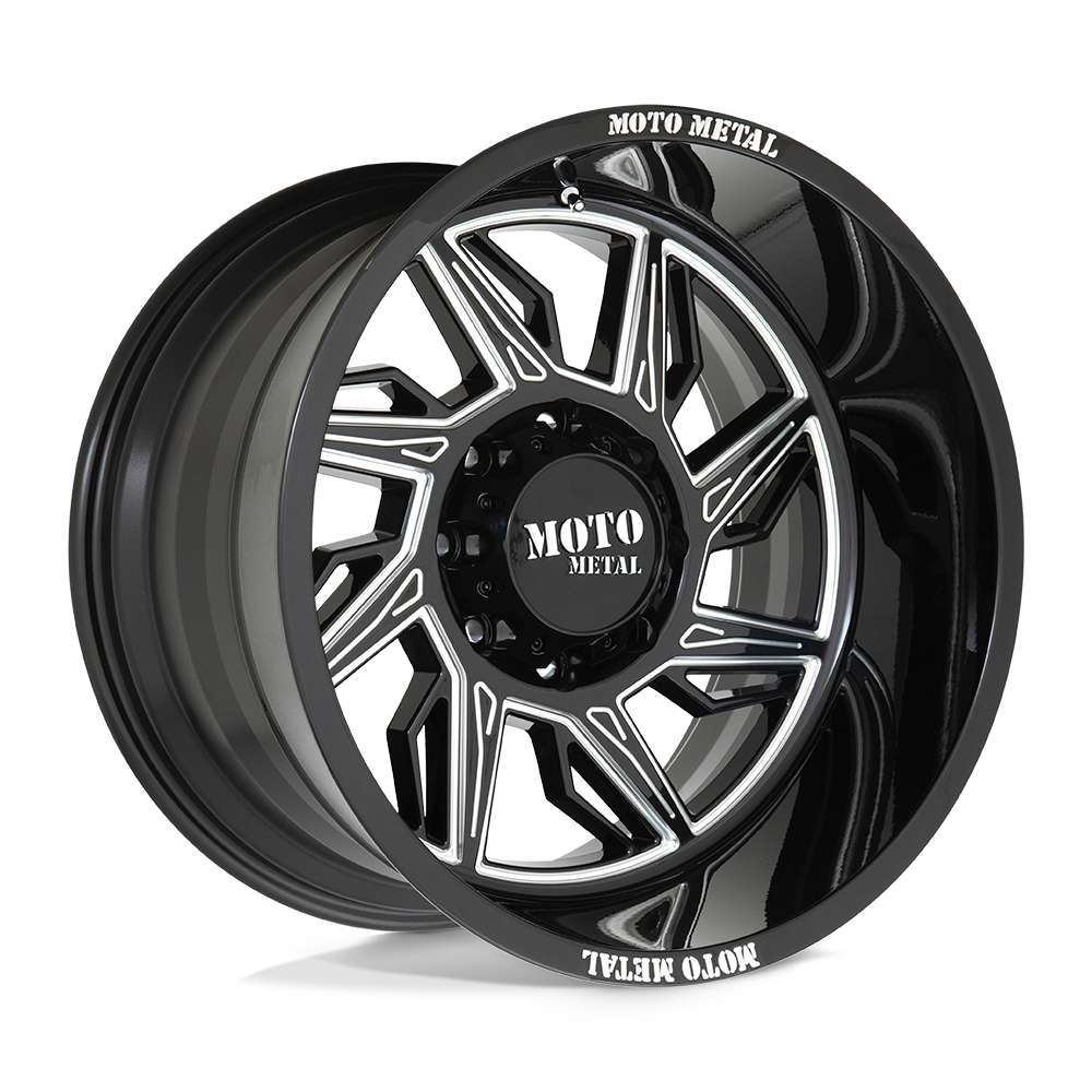 Moto Metal MO997 HURRICANE 22X12 GLOSS BLACK MILLED - RIGHT DIRECTIONAL 6X5.5 - MO99722268344NR Moto Metal MO997 HURRICANE 22X12 GLOSS BLACK MILLED - RIGHT DIRECTIONAL 6X5.5 - MO99722268344NR