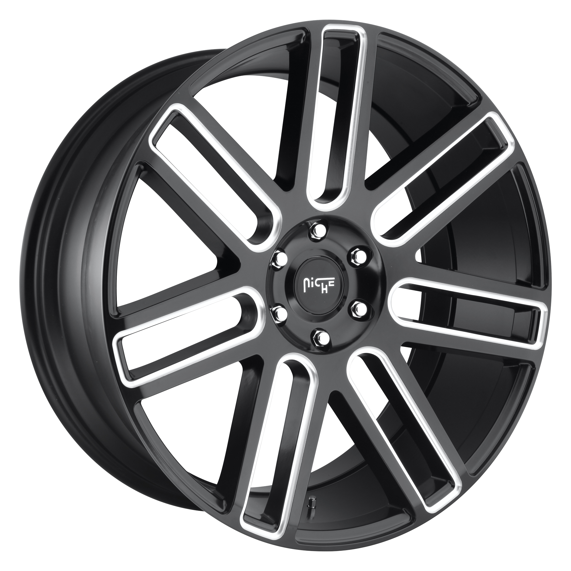 Niche 1PC M096 ELAN 22X9.5 MATTE BLACK MILLED 6X135 - M096229589+30 Niche 1PC M096 ELAN 22X9.5 MATTE BLACK MILLED 6X135 - M096229589+30