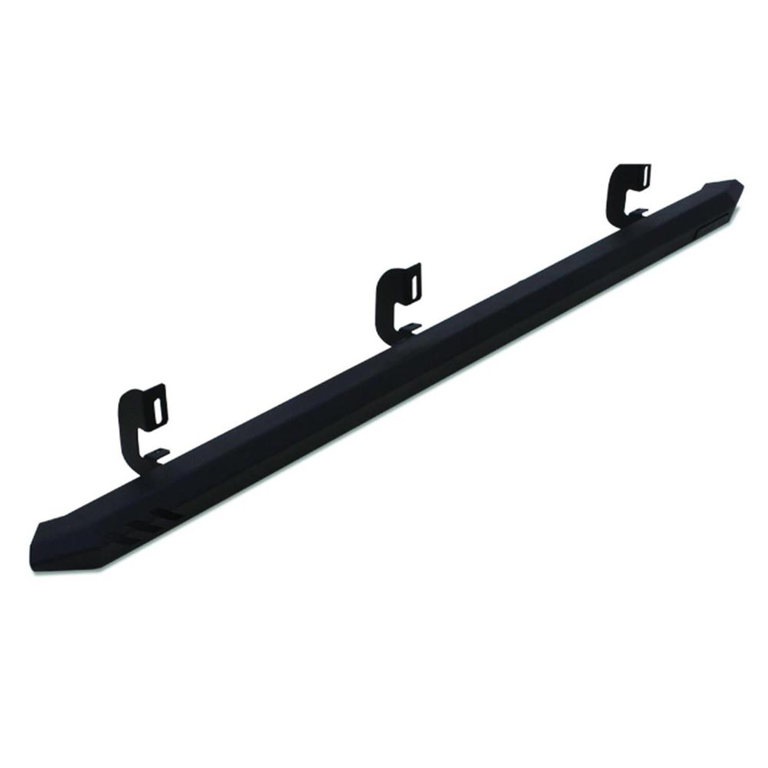Lund 26410014 Black Steel Rock Rails for 2009-2014 Ford F-150 Crew Cab (Including 2011-2014 Raptor)-26410014