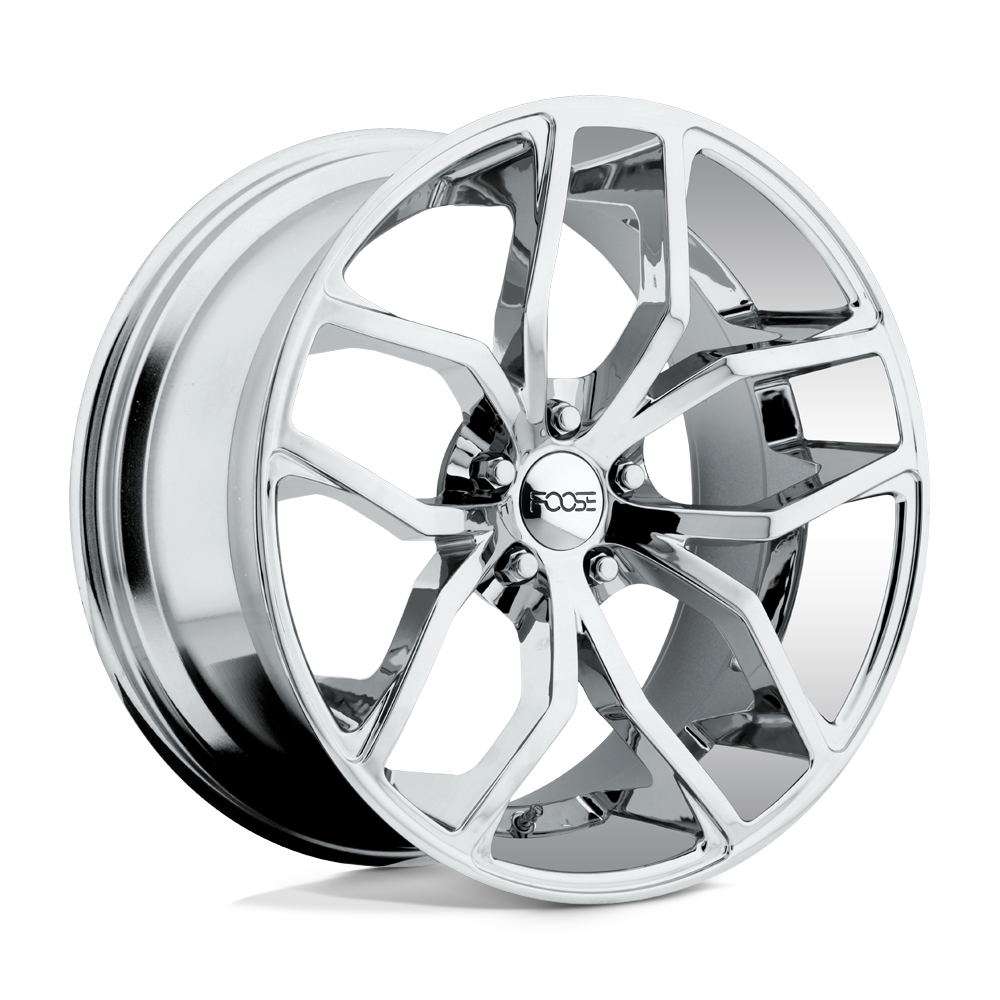 Foose 1PC F148 OUTCAST 20X8.5 CHROME PLATED 5X120 - F148208521+35