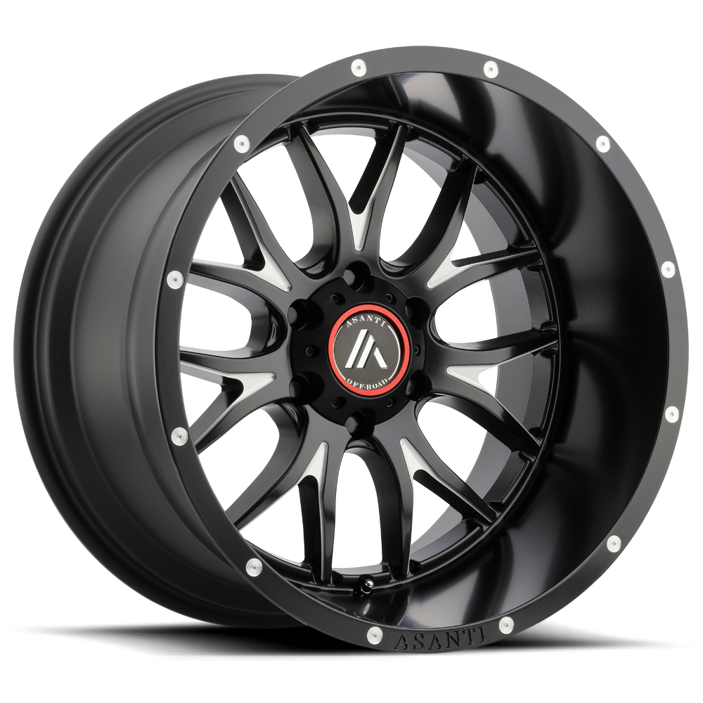 Asanti Off Road AB807 CARBINE 17X8.5 SATIN BLACK MILLED 6X4.5 - AB807-17856425BM Asanti Off Road AB807 CARBINE 17X8.5 SATIN BLACK MILLED 6X4.5 - AB807-17856425BM