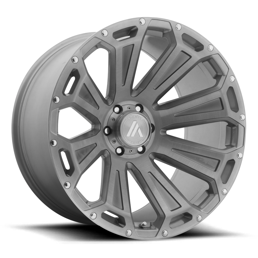 Asanti Off Road AB813 CLEAVER 20X10 TITANIUM-BRUSHED 8X180 - AB813-201088TB12N