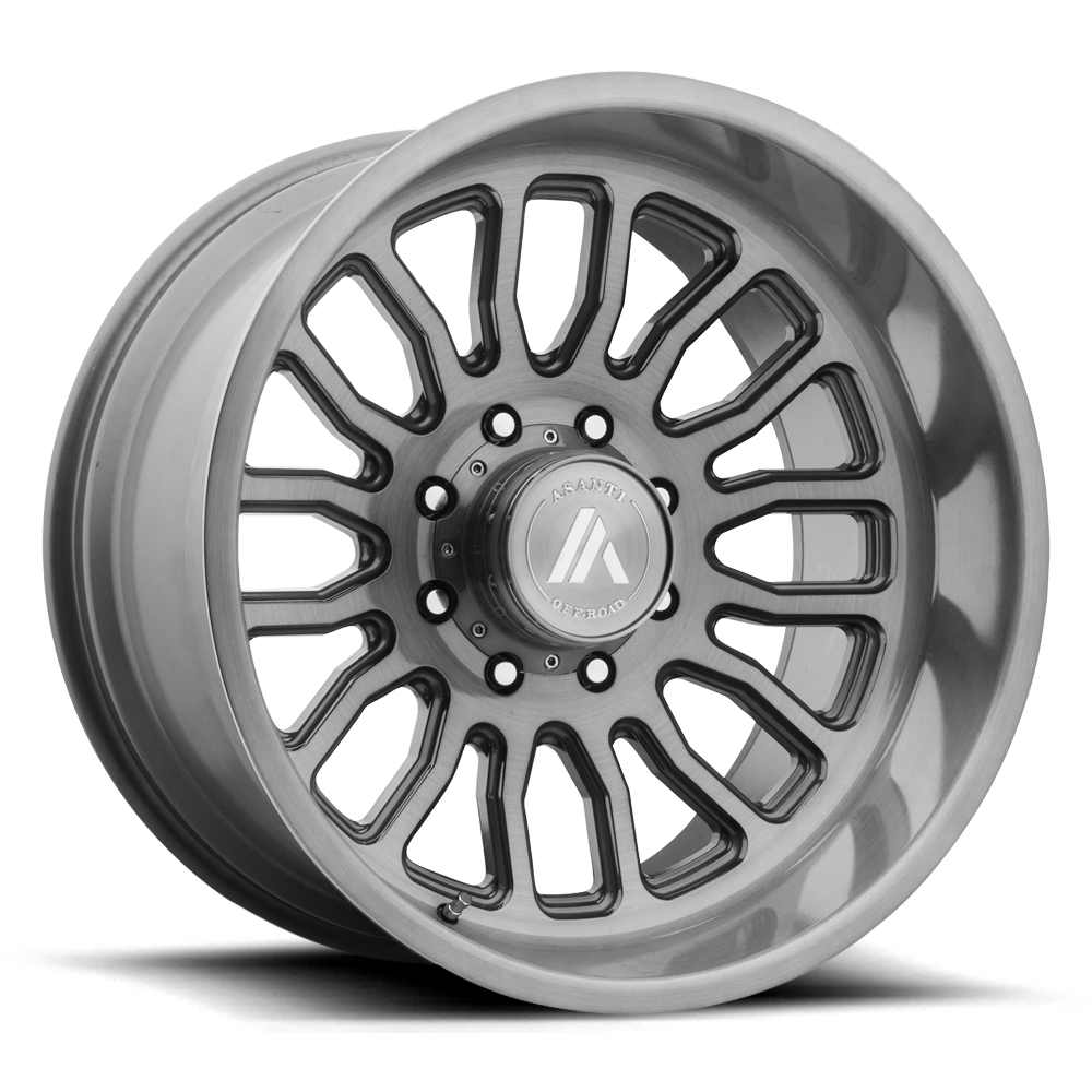 Asanti Off Road AB815 WORKHORSE 22X10 TITANIUM-BRUSHED 8X6.5 - AB815-221080TB12N Asanti Off Road AB815 WORKHORSE 22X10 TITANIUM-BRUSHED 8X6.5 - AB815-221080TB12N