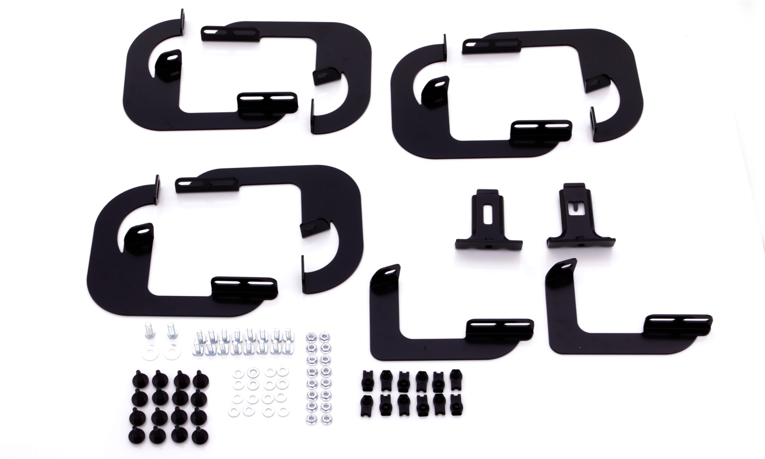 Lund 318039 Tube Step Running Board Brackets for 2015-2016 Diesel Silverado and Sierra 1500, 2500 HD, 3500 HD w/Crew Cab; 2015-2016 Diesel Silverado and Sierra 2500 HD and 3500 HD w/Extended Cab-318039