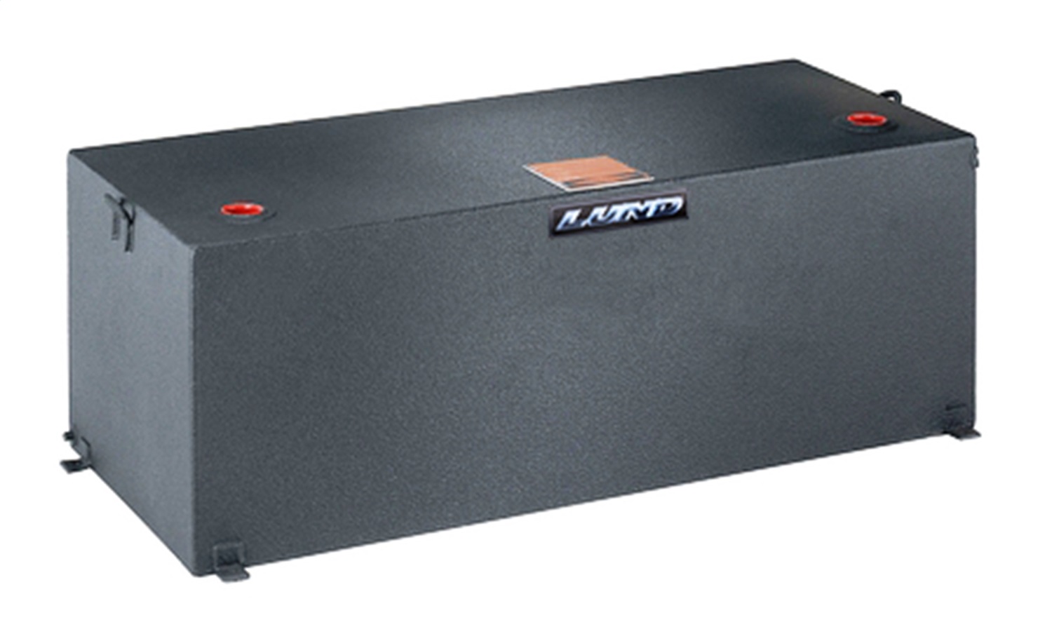 Lund 3198RH Rhino Lined 98 Gallon Rect Storage Tank, Black Aluminum-3198RH
