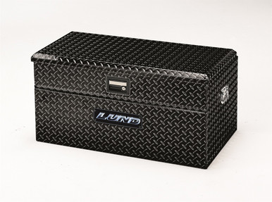 Lund 79447WB 48-Inch Flush Mount Truck Tool Box, Black Aluminum