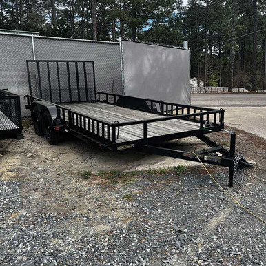 7x16 7k GVWR Landscaper ATV Trailer | Heavy-Duty Dual Axle Design