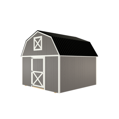 12x12 Lofted Barn with LP Smart Side and Metal Roof - 800 C with