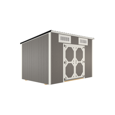 Durable 8x12 Lean-To with LP Smart Side and Metal Roof - 817 L