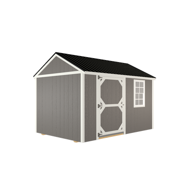 8x12 Tool Shed with LP Smart Side and Metal Roof - 804 C with