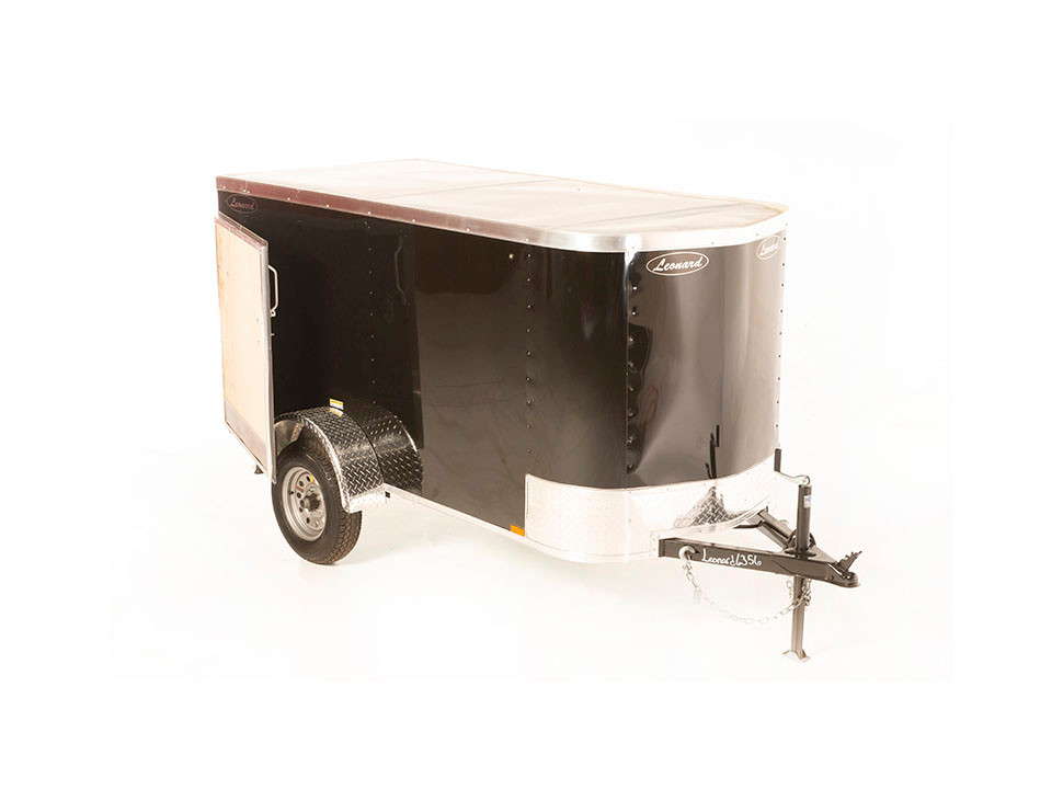 Leonard 4x8 Enclosed Cargo Trailer 075