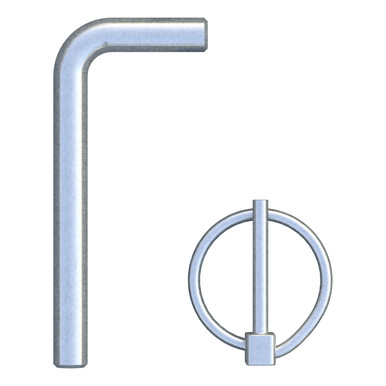 Replacement Gooseneck Safety Chain Anchor Pins (Fits 60691