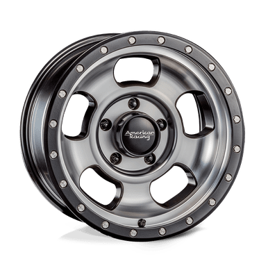 American Racing AR969 ANSEN OFFROAD 17X9 SATIN BLACK MACHINED