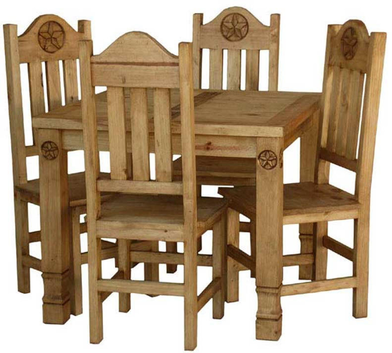 Rustic star dining table discount