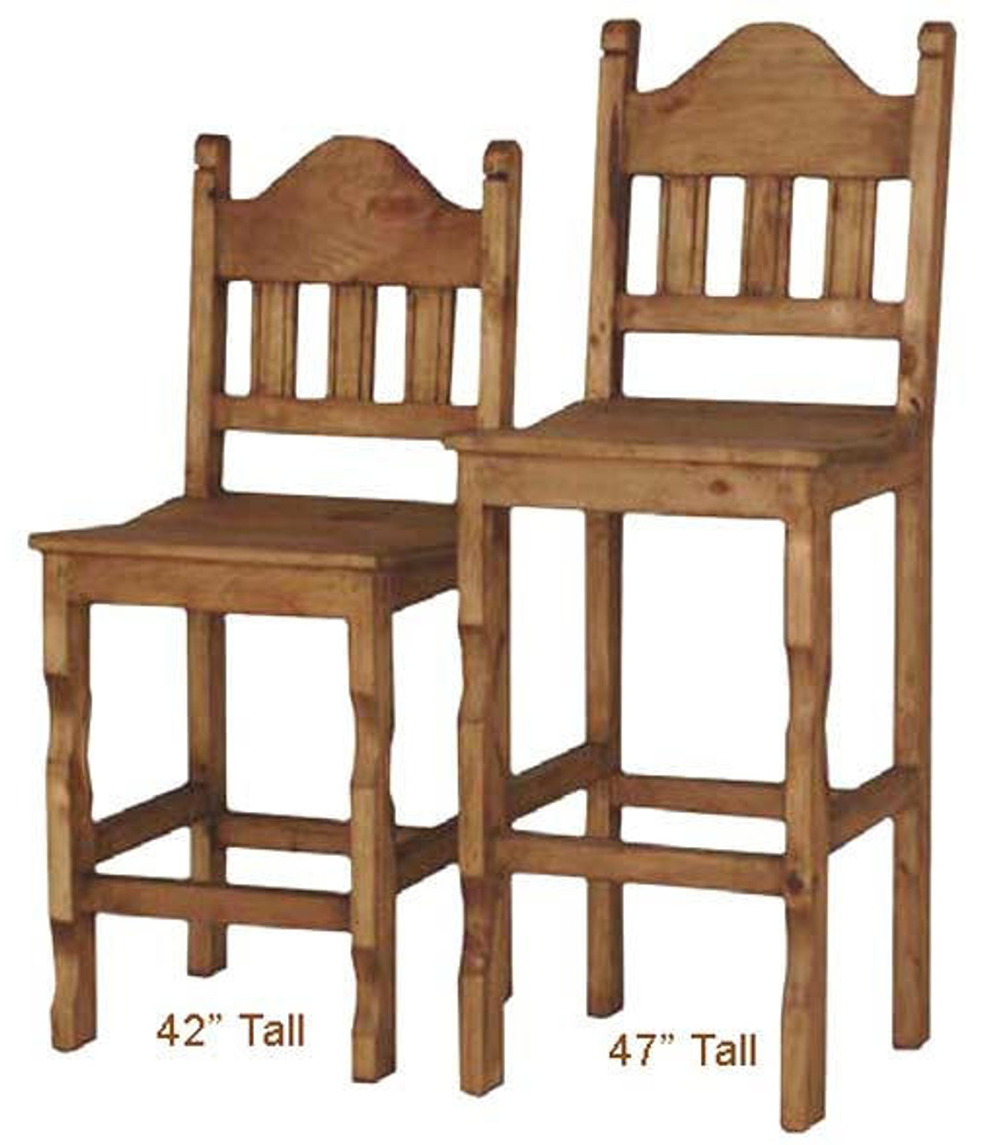 Tall rustic bar outlet stools